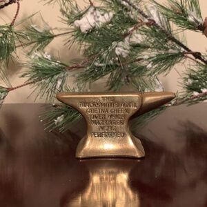 📌 Gretna Green Marriage Anvil Brass paperweight or Decor